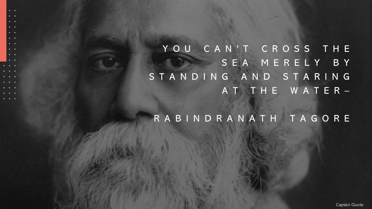 Tagore Cross the sea