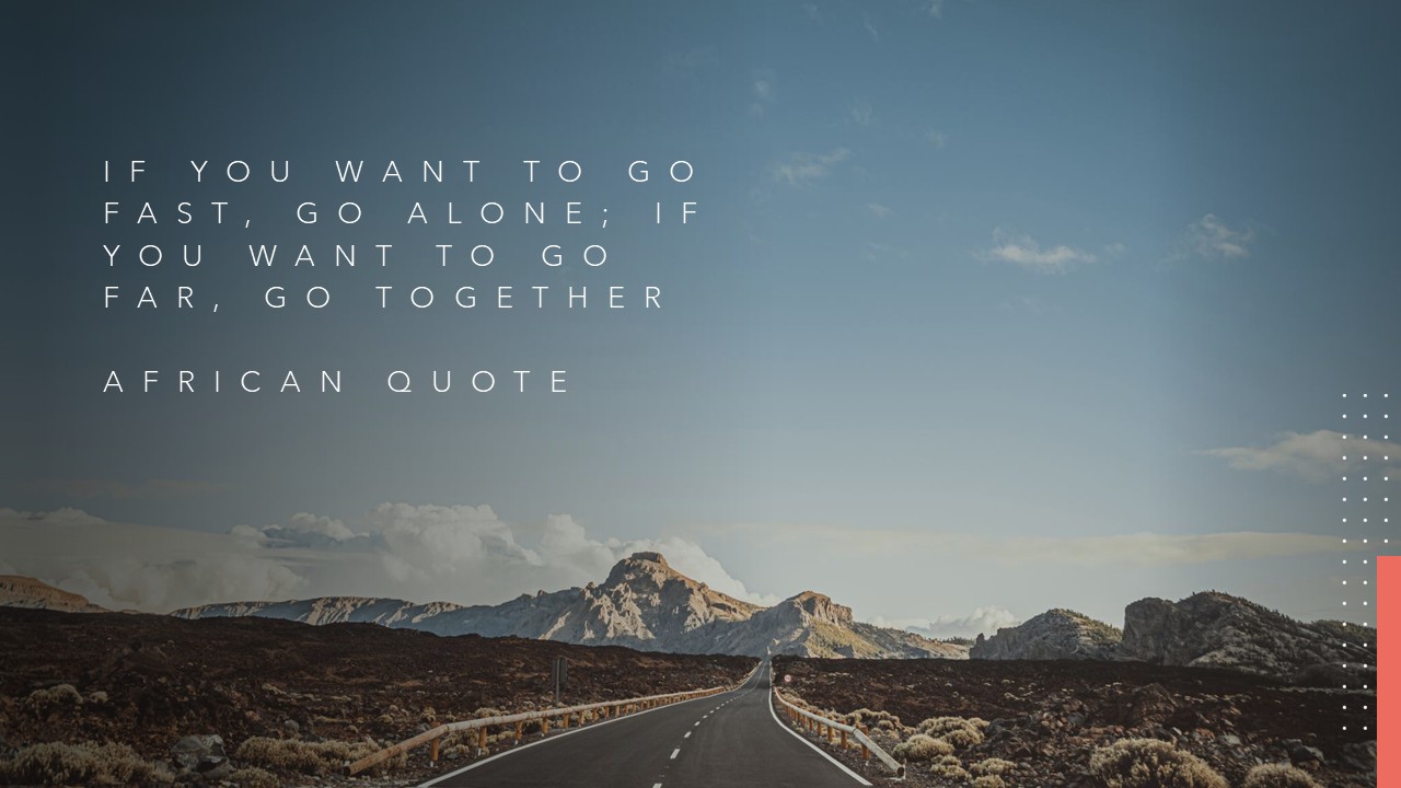 If you want tot go fast